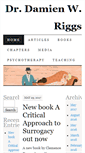 Mobile Screenshot of damienriggs.com